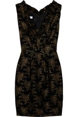 Moschino Floral-brocade Shift Dress