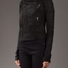 Rick Owens Blister Leather Biker Jacket in Black - Lyst