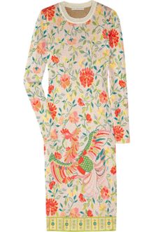 Mary Katrantzou White Dynasty Woven Intarsia Dress - Lyst