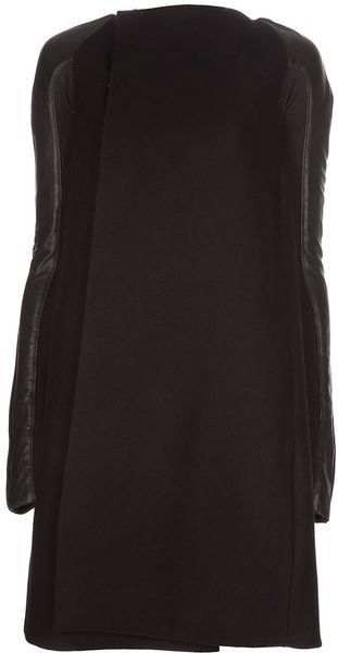 Rick Owens Flared Coat - Lyst