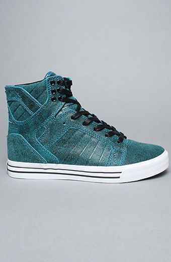 Supra The Skytop Sneaker in Blue Black Crackle - Lyst