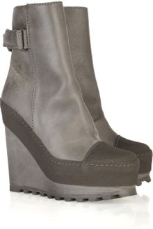 Acne Hero Leather and Rubber Boots - Lyst