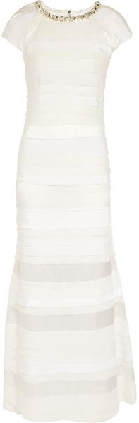 Rachel Gilbert Cicely Embellished Crepe and Satin Gown - Lyst