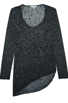 Helmut Lang Bare Boucle Knit Sweater - Lyst