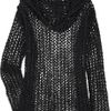 Alexander Wang Openknit Cottonblend Sweater in Black - Lyst
