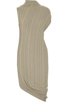 Alexander Wang Asymmetric Ribbed Cotton Dress - Lyst