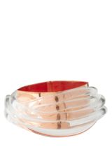 ASOS Collection Asos Handmade Copper Bangle with Wrapped Perspex Tubing