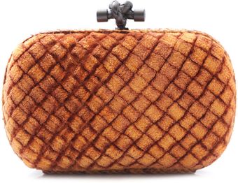  Velvet Python Woven Clutch 