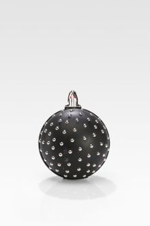 Christian Louboutin Eden Studded Ball Clutch - Lyst