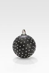 Christian Louboutin Eden Studded Ball Clutch