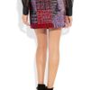 Matthew Williamson Leathertrimmed Knitted Wrap Skirt in Multicolor (multicolored) - Lyst