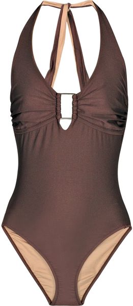 Melissa Odabash Havana Halterneck Swimsuit - Lyst