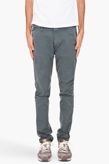 Nudie Jeans Khaki Concrete Trousers - Lyst