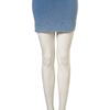 Topshop Blue Panel Bodycon Skirt in Blue - Lyst