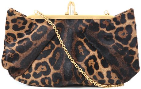 Christian Louboutin Loubiangle Clutch Bag in Animal (leopard) - Lyst