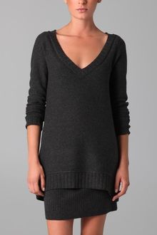 Donna Karan New York Long Sleeve Sweater Tunic - Lyst