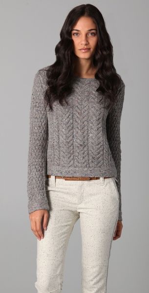  Montgomery Crop Sweater 