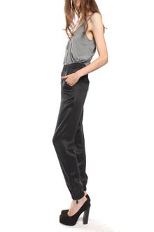 T By Alexander Wang Sandwashed Charmeuse Sweatpants - Lyst