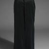 T By Alexander Wang Sandwashed Silk Long Skirt in Gray (black) - Lyst