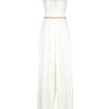 Yves Saint Laurent Chain Detail Jumpsuit in White - Lyst