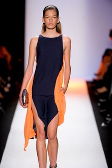 BCBGMAXAZRIA Spring 2012 Silver Clutch - Lyst