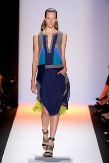 BCBGMAXAZRIA Spring 2012 Shoulderless Dress - Lyst