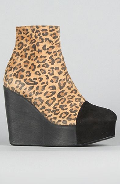 Minimarket The Wood Wedge in Leopard in Animal (leopard) | Lyst