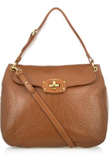 Miu Miu Nappa Leather Shoulder Bag - Lyst