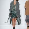 Nicholas K Spring 2012 Olive Draped Coat in Green - Lyst