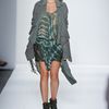 Nicholas K Spring 2012 Olive Draped Coat in Green - Lyst