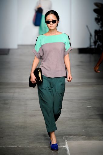 Rachel Comey Spring 2012 Black Clutch - Lyst