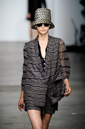 Rachel Comey Spring 2012 Striped Jacket - Lyst