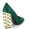 Stella Mccartney Green Satin Shoes in Green - Lyst