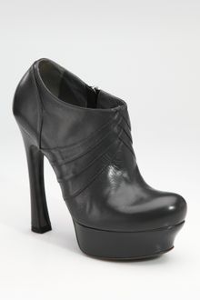 Yves Saint Laurent Ysl Palais Platform Ankle Boots - Lyst