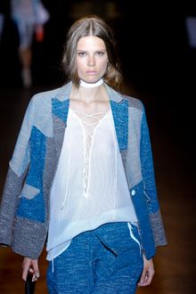 Rag & Bone Spring 2012 White Lace-up Top - Lyst
