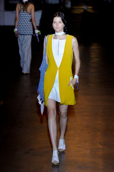 Rag & Bone Spring 2012 White and Yellow Dress in Yellow - Lyst
