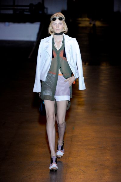Rag & Bone Spring 2012 Lilac Leather Shorts in Purple - Lyst