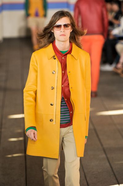Tommy Hilfiger Spring 2012 Red Varsity Jacket in Red for Men - Lyst