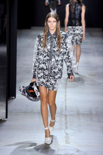 Alexander Wang Spring 2012 Floral Print Helmet - Lyst