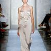 Suno Spring 2012 Gray Satin Maxi Dress in Gray - Lyst