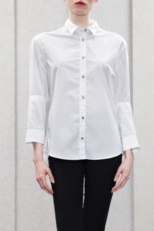 Acne Worth Poplin Paw11 - Lyst