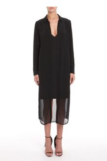 Alexander Wang Cdc Ggt Long Sleeve Shirt Dress - Lyst