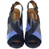 Cynthia Vincent Astrid Platform Sandals in Blue (navy) - Lyst