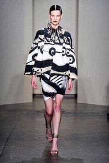 Donna Karan New York Spring 2012 Tribal Print Skirt - Lyst
