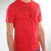 Guess Mendez Logo Tshirt in Red for Men - Lyst