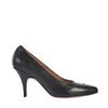 Maison Martin Margiela Black Leather and Black Rubber Court Shoes in Black - Lyst