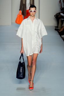 Marc By Marc Jacobs Spring 2012 White Shirt Dress  - Lyst