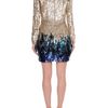 Matthew Williamson Liquid Sequin Dress in Gold - Lyst