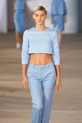 Preen Spring 2012 Sky Blue Cropped Top