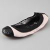 Yosi Samra Elastic Top Line 2 Tone Ballet Flats in Black (nude) - Lyst